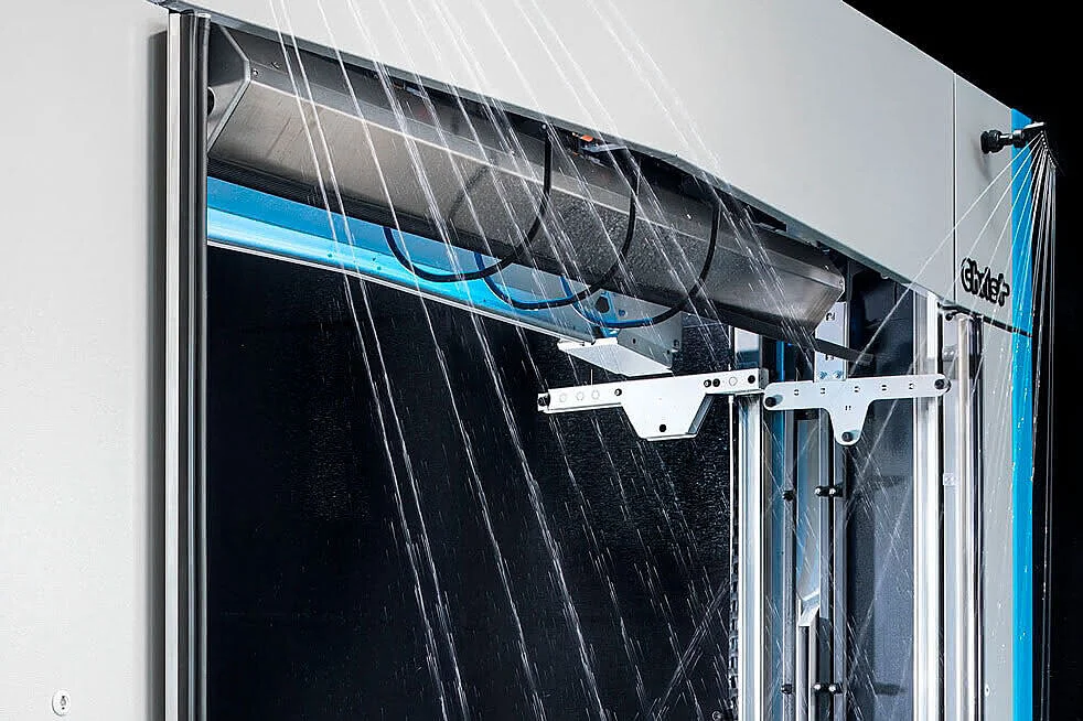 Drying aid osmosis rinsing